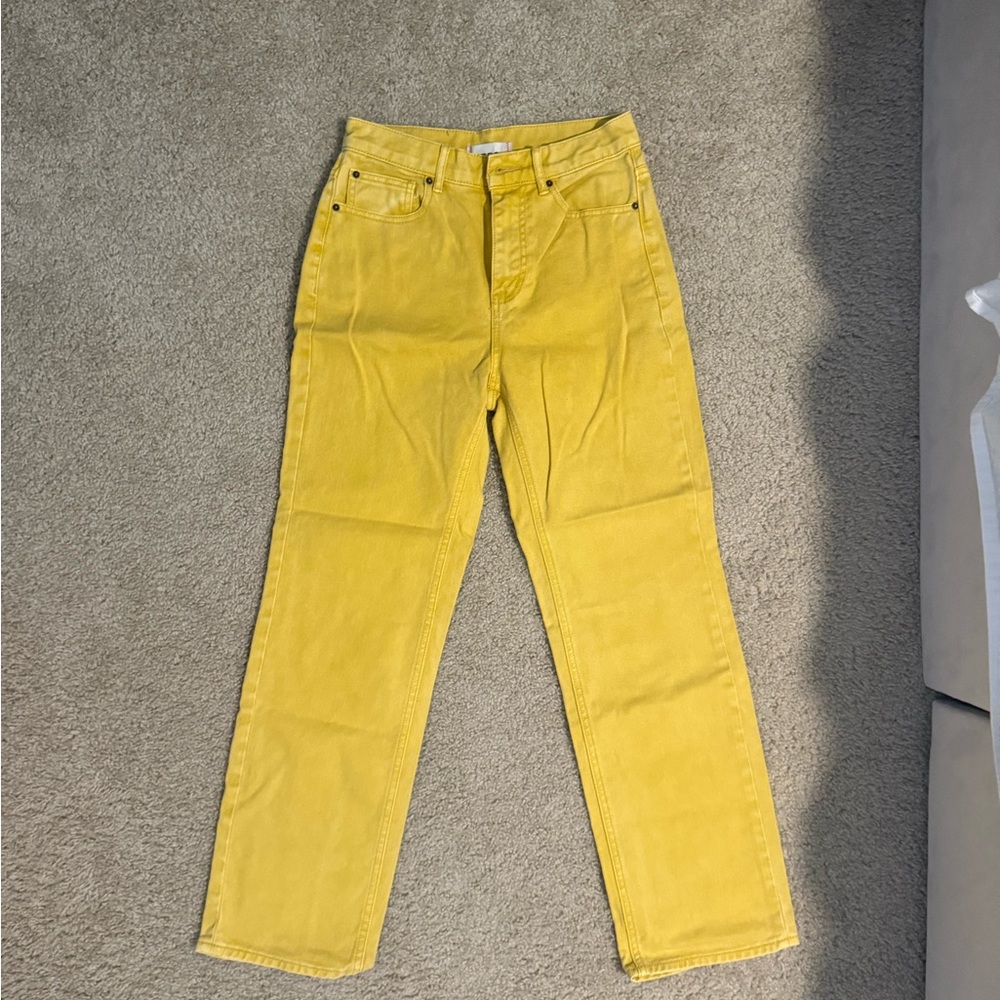 Yellow Women's Cowboy Jeans
